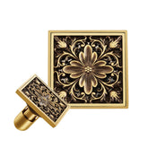 Euro Floor Drain Antique Brass Shower Bathroom Deodorant Square Strainer Cover Grate Waste