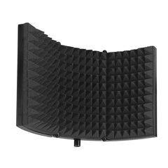 Foldable Microphone Acoustic Isolation Shield Studio Foams Panel for Recording Live Broadcast