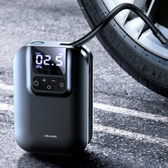 Electric Tire Inflator Auto Portable Mini Car Air Pump With Digital Pressure Gauge For Self-driving Car / Motorcycle Ball