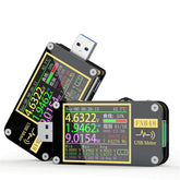 USB Tester Voltmeter Ammeter Bluetooth APP Tester Current and Voltmeter USB Tester With USB-A Micro USB Type-C Interface
