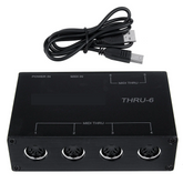Interfaces Controller THRU 6 Thru Box Controller Adapter Converter 1 Input and 6 Output