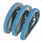 10Pcs 40 to 80 Grit Zirconia Sanding Belts 13x457mm Abrasive Grinding Tool