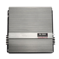12V 2200W Car Audio Stereo Power Amplifier 2 Channel Class A/B Stereo Surround Subwoofer FM