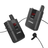 Wireless Lavalier Microphone System Lapel Video Mic 16 Channel Max 50m Transmission Range for Camera and Smartphones