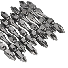 11Pcs 65mm PH2 S2 Alloy Steel Magnetic Double Head Electric Screwdriver Bit Set with B Type Magnetic Ring