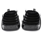 A Pair Of ABS Gloss Black Front Kidney Grille