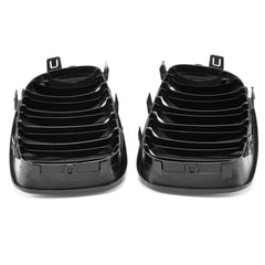 A Pair Of ABS Gloss Black Front Kidney Grille