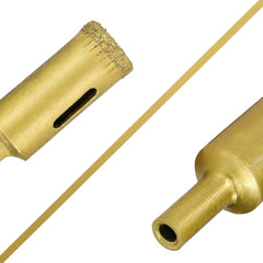 7pcs 5-16mm HSS Titanium Coated Hole Saw Cutter Opener for Glass Marble Vitrified Tiles
