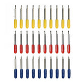 50Pcs Vinyl Cricut Cutting Plotter Holder Carbide Tungsten Blade Film Cutter 30 45 60 Dergree
