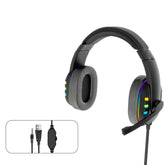 Gaming Headset 7.1Virtual Surround Sound 40mm Driver Unit Brilliant RGB LED Light Noise Reduction Mic for PS3/4 PC Laptop