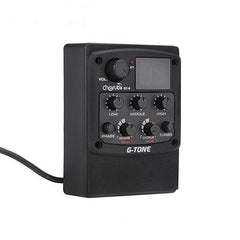 Acoustic Guitar Preamp Piezo Pickup Reverb Delay Chorus 3 Band EQ Equalizer LCD Tuner Effect for Guitar Pickups Part
