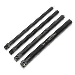 4pcs 6/7/8/10mm Turning Tool Holder Lathe Boring Bar With 10pcs CCMT060204 Inserts