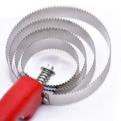 Stainless Steel Equine Sweat Scraper Deshedding Cleaning Loop Comfortable Grip Riding Equipment for Horse Shedding Grooming Tool