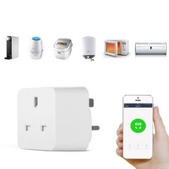 AC 100-240V 13A Smart Wi-Fi Plug Voice Control Compatible with Alexa/ Google Home