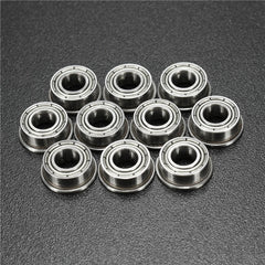10pcs 5x10x4mm Flanged Ball Bearings Double Shielded Ball Bearing