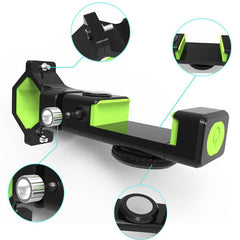 Guide Bike Phone Holder Multifunction LED Light Compass Bicycle Mobile Phone Bracket