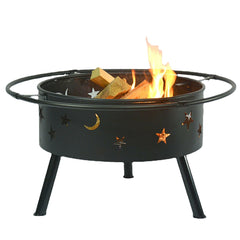 Outdoor Stove 61CM Garden Patio Wood Log Burner BBQ Camping Brazier