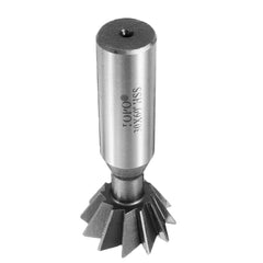 60 Degree 8-35mm Dovetail Groove HSS Straight Shank Slot Milling Cutter End Mill CNC Bit