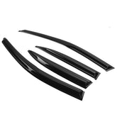 4Pcs Plastic Exterior Visor Vent Shades For Acura TSX 2009-2014 Sedan CU2 Wavy Style Window Sun Rain Guard Deflector