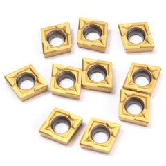 Lathe Boring Bar Turning Holder with 10pcs CCMT060204-HM Inserts