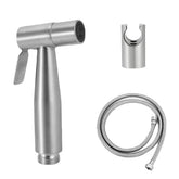 3Pcs/Set Stainless Steel Bathroom Hand Held Bidet Toilet Faucet Sprayer