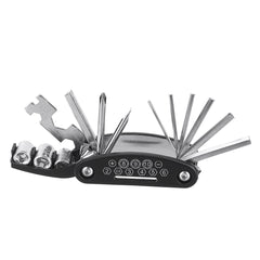 12PCS/Set Bicycle MTB Repair Patch Tools Kit Bike Cycle Inner Tube Tyre Puncture Repair Bike Pump + Allen Key + Crowbars