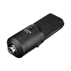 Professional Condenser Microphone Kit Support Cardioid/Omnidirectional/Bidirectional with Double-layer Popfilter Shock Mic