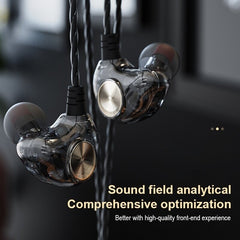 In-Ear Wired Headset Subwoofer 3.5mm Bass Stereo Earbuds Earphones with Microphone