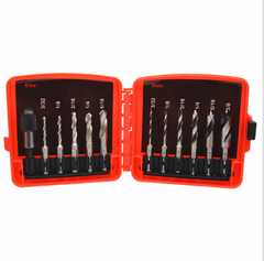 12pcs HSS Stubby Drill Bit Set for Metal Woodworking Drills Quick Change Hex Shank Twist Drill Bits