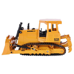 2.4G 9CH RC Loader Tractor Truck Bulldozer Light Sound Engineering Vehicles Models Toys for Kids Children