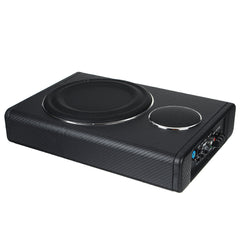 Car Subwoofer Speaker 12V Power Amplifier Bluetooth Audio Super Bass Music 8inch 800W Player Alloy Fuselage Double Horn