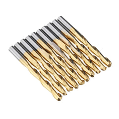 3.175mm Shank Spiral Ball Nose End Mill Cutter Titanuim Coated Milling Cutter CNC Tool