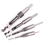 Square Hole Drill Bits Mortice Auger Mortising Chisel Carpenter Tool