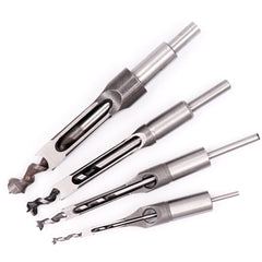 Square Hole Drill Bits Mortice Auger Mortising Chisel Carpenter Tool