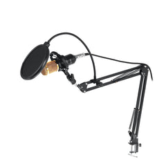 Condenser Microphone Kit 3.5mm Recording Mic Tripod Stand Set for Computer PC Karaoke Chat Skype YouTube Games