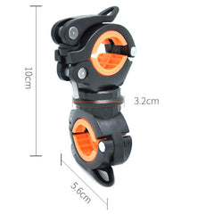 360 Angle Rotation Bike Flashlight Mount Holder Clip Multifunction Light Stand Fixing Stand