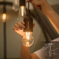 80LM 5V/1A Pull Cord Light LED Lighting USB Rechargeable Super Bright Dustproof Waterproof Outdoor Camping Garden Yard Lighting