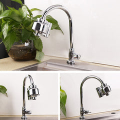 Dual Infrared Automatic Sensor Faucet Water Outlet Tap Adapter Touchless Kitchen Sink