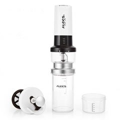 Outdoor Tableware Electric Portable Coffee Maker Camping Coffee Grinder with Camping Light Function Coffee Machine Filter Sets