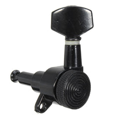 6pcs Locking Guitar Tuners Tuning Keys Pegs Bass Machine Heads Black