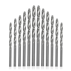 10pcs 0.5-3.0mm Drill Bit HSS Round Shank Twist Tools For Woodworking Repair Tool