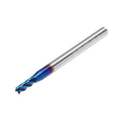 4 Flutes Ball Nose Milling Cutter Tungsten Carbide NACO Coated 2R0.2-8R2.0 HRC65 End Mill