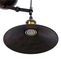 Vintage Industrial Retro Hanging Ceiling Light 2 Chandeliers Pendant Stretch Lamp AC110-240V