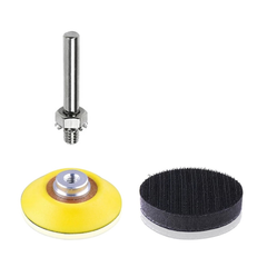 122pcs 2 Inch Sanding Disc Round Abrasive Dry Sandpaper with Back-up Pad for Polishing