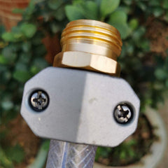 2Pcs Garden Hose Repair Fittings Aluminum Male and Female Hose End Water Hose Repair Connector