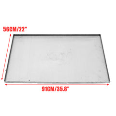 Outdoor Camping Picnic Double Stainless Steel Griddle Flat Top Plancha Pan Comal Cooking Stove