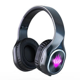Bluetooth 5.2 Wireless Game/Music Mode Foldable Gaming Headphone RGB Magic Lights 3D Stereo Hi-Fi Headsets With Mic