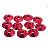 10Pcs M3 Cap Head Screw Cup Washer Extra Large Gasket Aluminum Alloy Multicolor