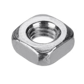 M4 304 Stainless Steel Square Nut Machine Screw Nuts 50Pcs