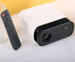 Mini LED Projector 1800Lumens 2000:1 Contrast Ratio 4K 1080P Supported EU Plug Outdoor Movie Home Theater